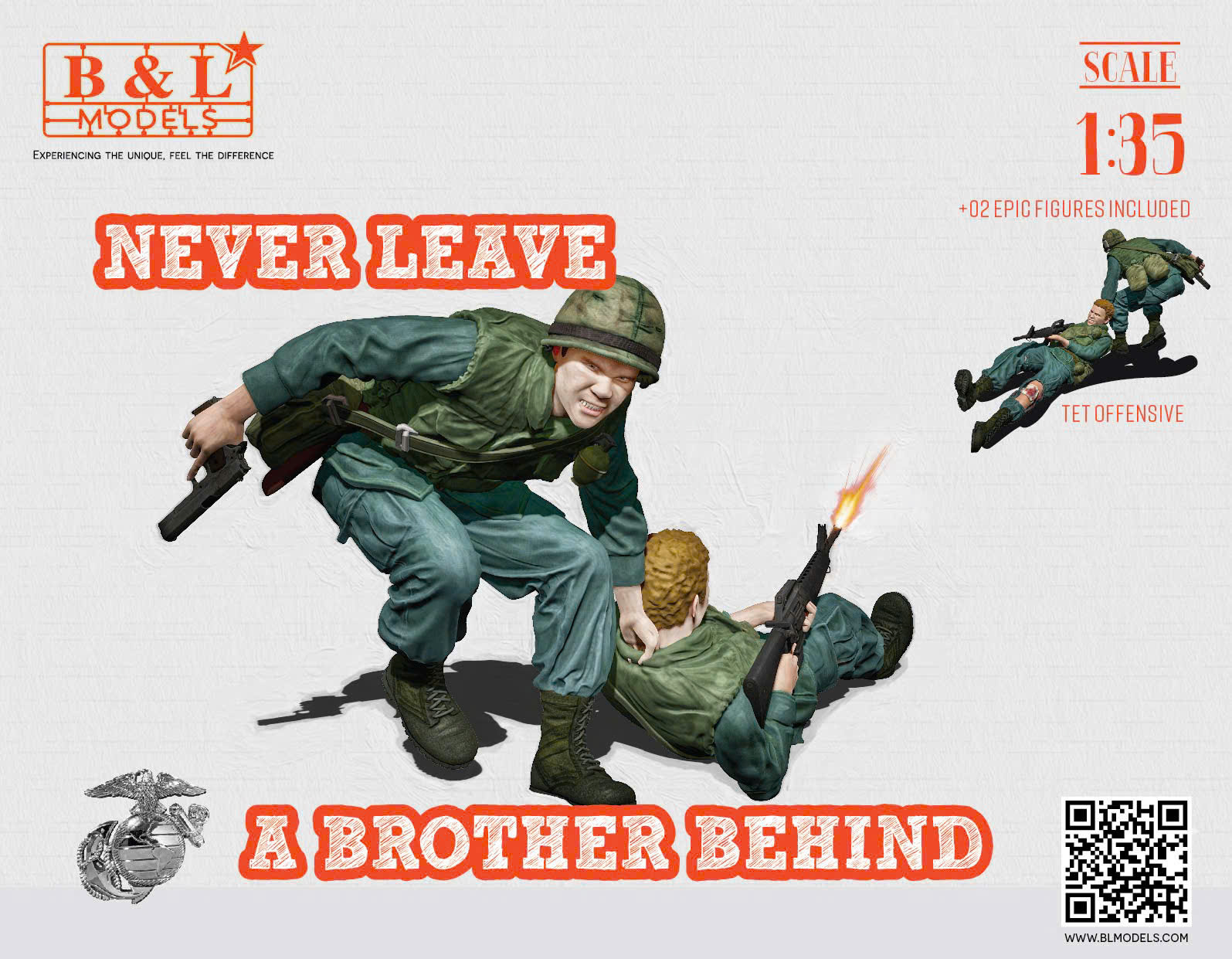1/35 アメリカ海兵隊 ~戦友は絶対見捨てない~ 1968 フエ市街戦